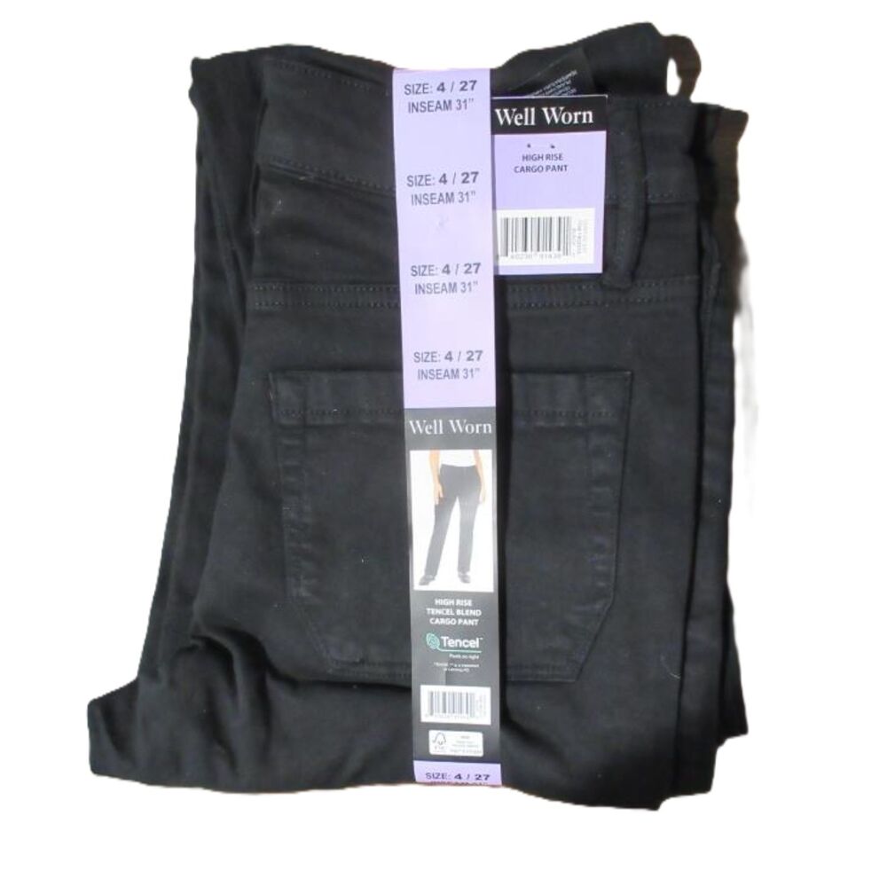 Well Worn CARGO Pants Women's Size 4/27 (NWT)